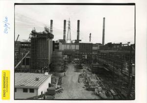 Taranto - Edison - Centrale termoelettrica - Cantiere - GVR (generatore di vapore a recupero) in costruzione