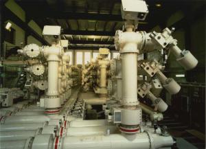 Taranto - Edison - Centrale termoelettrica - Stazione elettrica GIS (Gas insulated station)
