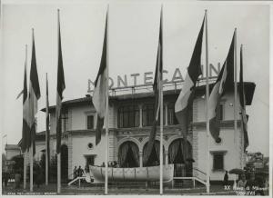 Milano - Fiera campionaria del 1939 - Padiglione Montecatini - Lancia di salvataggio
