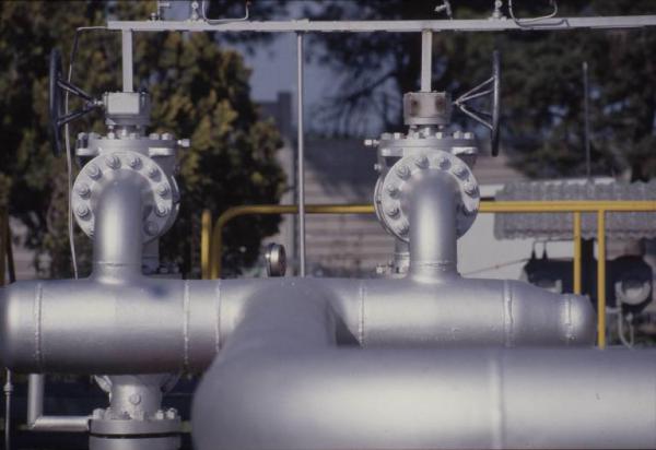 Candela - Centrale di trattamento e compressione gas naturale - Valvole di intercettazione