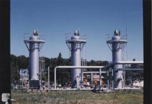 Candela - Centrale di trattamento e compressione gas naturale - Colonne disidratazione gas