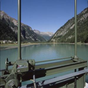 Prati di Vizze - Impianto idroelettrico - Lago di Novale - Traversa - Regolatori paratoie