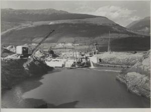 Glorenza - Impianto idroelettrico - Cantiere - Costruzione bacino di compensazione