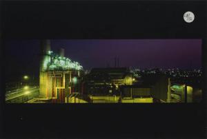 Porto Marghera - Centrale termoelettrica di Marghera Levante - Veduta notturna