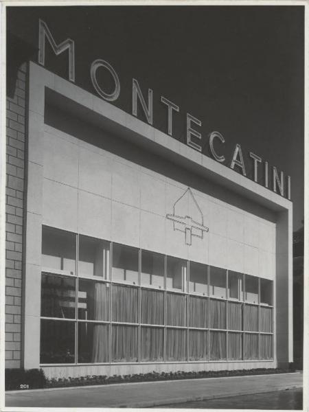 Milano - Fiera campionaria del 1938 - Padiglione Montecatini - Esterno