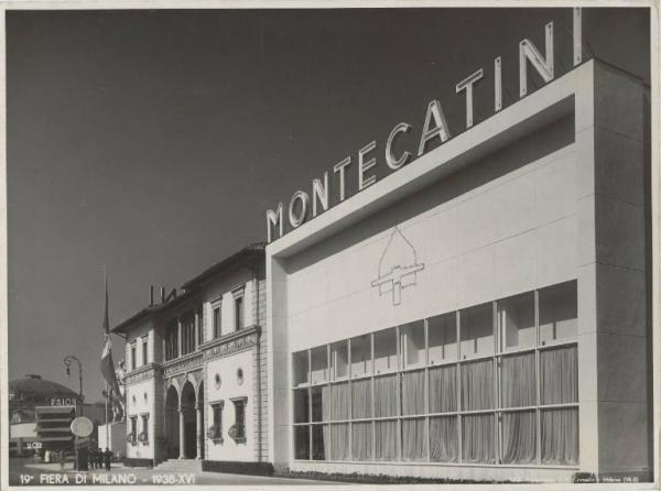 Milano - Fiera campionaria del 1938 - Padiglione Montecatini - Esterno