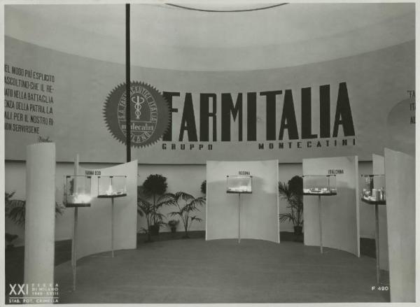 Milano - Fiera campionaria del 1940 - Sala Farmitalia