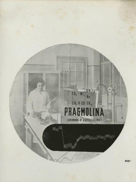 Milano - Fiera campionaria del 1940 - Sala Farmitalia - Formula della Pragmolina