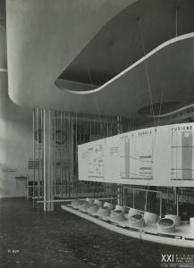 Milano - Fiera campionaria del 1940 - Padiglione Montecatini - Sala leghe di zinco Zama