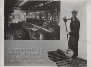 [Belgrado] - Fiera internazionale del 1942 - Riproduzione di pannello - [Lavorazione di metalli e produzione leghe]