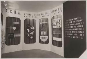 Lipsia - Fiera del 1941 - Edizione primaverile - [Sala] Montecatini - Sezione ACNA (Aziende colori nazionali e affini)
