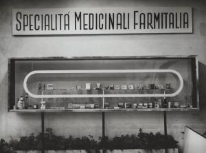 Lubiana - Fiera del 1941 - Padiglione Montecatini - Farmitalia - Esposizione di prodotti