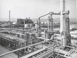 Acerra - Montefibre - Stabilimento per il trattamento dell'azoto - Forni Dowtherm e impianto produzione DTM