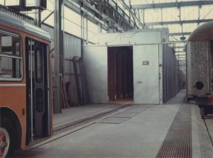 Sesto San Giovanni - Elettrotermica Adamoli Spa - Impianto verniciatura ed essicazione mezzi ferroviari e autobus - Forno di essicazione