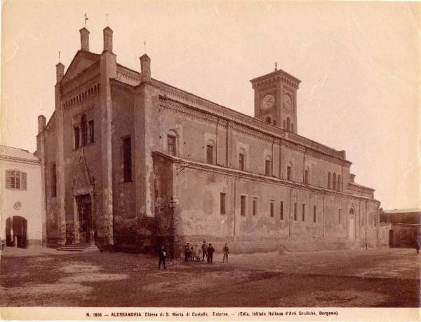 Architettura - Alessandria - Chiesa di S. Maria di Castello - esterno