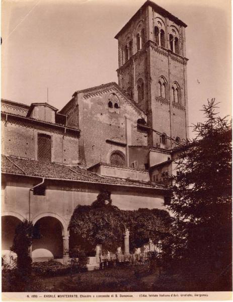Architettura - Casale Monferrato - Chiesa di S. Domenico - chiostro - campanile