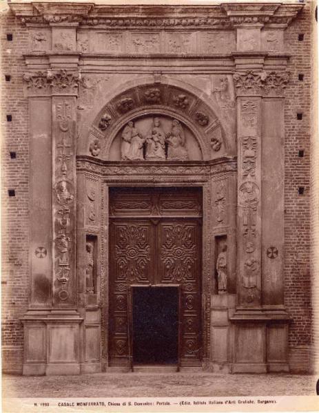 Architettura - Casale Monferrato - Chiesa di S. Domenico - portale