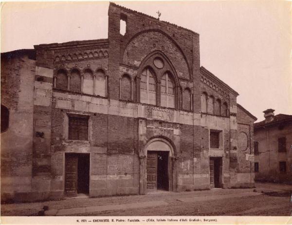 Architettura - Cherasco - chiesa S. Pietro - facciata