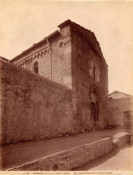 Architettura - Chiomonte - Chiesa di S. Caterina - facciata - fianco