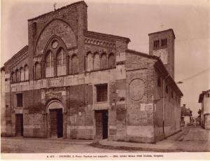 Architettura - Cherasco - chiesa S. Pietro - facciata - campanile