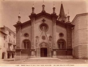 Architettura - Dronero - chiesa S.S. Andrea e Ponzio - facciata - post restauro