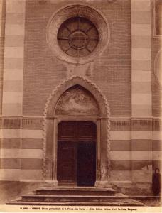 Architettura - Limone - Chiesa parrocchiale di S. Pietro - porta