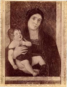 Dipinto - Madonna e bambino - Giovanni Bellini - Venezia - Chiesa della Madonna dell'orto