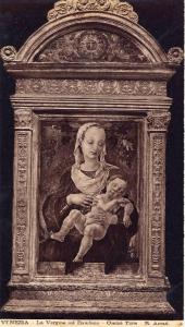 Dipinto - La Vergine col Bambino - Cosmè Tura - Venezia - Galleria dell'Accademia