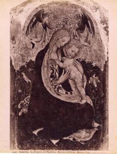 Dipinto - La Vergine col Bambino - Stefano da Zevio - Verona - Museo Civico