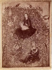 Dipinto - La Vergine col Bambino, Angeli e S. Caterina - Stefano da Zevio - Verona - Museo Civico