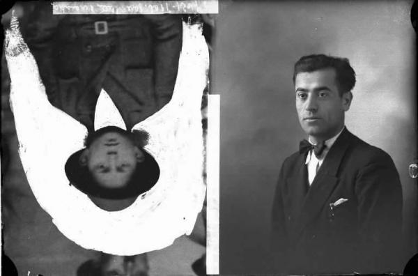Bambino - ritratto - fototessera [committenza Marini Giuseppe ] [a destra]Uomo - ritratto - fototessera [committenza Mietta Pietro - Cervesina] [a sinistra]