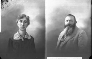 Uomo - ritratto - mezzo busto [committenza Negri Carlo - Varzi, Famacista] [a destra]
Donna - ritratto - mezzo busto [committenza Vercesi Luisa - Voghera] [a sinistra]