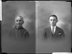 Uomo - ritratto - mezzo busto [committenza Ravetta Teresio - Bagnaria, Varzi] [a destra]
Donna - ritratto - mezzo busto [committenza Maggi Adele - Voghera] [a sinistra]
