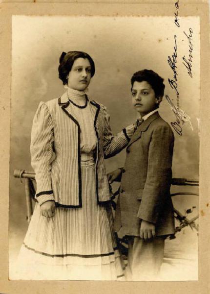 Giuseppe Bottai - Ritratto con la sorella Maria