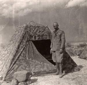 Giuseppe Bottai - Campagna di Etiopia - Accampamento militare - Vita di campo
