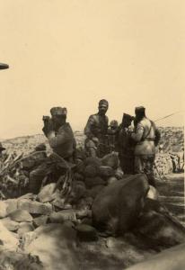 Giuseppe Bottai - Campagna di Etiopia - Osservatorio dell'artiglieria