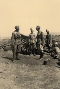 Giuseppe Bottai - Campagna di Etiopia - Osservatorio dell'artiglieria