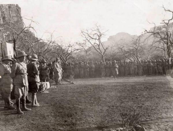 Campagna di Etiopia - Festa del 16° Reggimento Fanteria - Messa