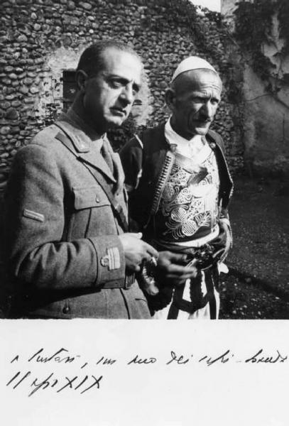 Giuseppe Bottai - Guerra d'Albania - Fronte jugoslavo - Incontro con il capo delle bande albanesi