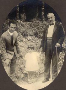 Giuseppe Bottai - Ritratto con il padre e la nipotina