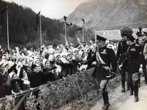 Benito Mussolini - Visita in Piemonte