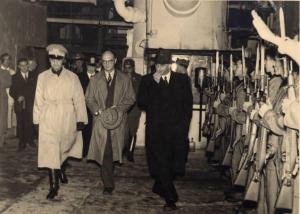 Giuseppe Bottai - Visita agli Stabilimenti Solvay & Co.