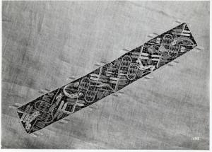 V Triennale - Arti decorative e industriali - Tessuti-pizzi-ricami - Tovaglia con inserto in merletto a fuselli