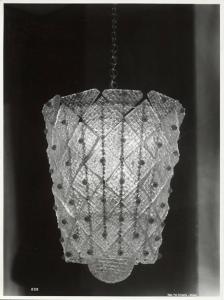 V Triennale - Arti decorative e industriali - Cristalli-metalli-illuminazione - Lampadario di cristallo