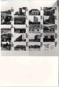 XVI Triennale - Secondo ciclo - Conoscenza della città - Quadro produttivo delle Facoltà di architettura italiane - Pannelli della Facoltà di Torino