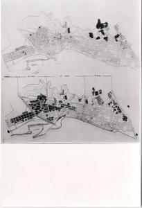 XVI Triennale - Secondo ciclo - Conoscenza della città - Quadro produttivo delle Facoltà di architettura italiane - Tavole di analisi urbana di Reggio Calabria