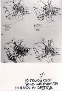 XVI Triennale - Secondo ciclo - Conoscenza della città - Quadro produttivo delle Facoltà di architettura italiane - Tavole per un piano della città di Roma