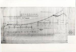 XVI Triennale - Secondo ciclo - Il progetto di architettura - Architetture italiane degli anni '70 - Sezioni del centro manutenzione Alitalia a Fiumicino di Riccardo Morandi
