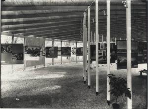 IX Triennale - Sezioni estere - Padiglione USA nel parco Sempione - B.B.P.R. - Seconda mostra temporanea: Architettura e urbanistica negli Stati Uniti 1947-49