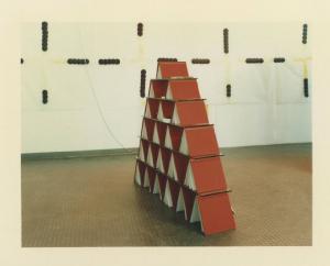 XIX Triennale - I racconti dell'Abitare - Libreria d'affezione di Bernard Tschumi, progetto di Nigel Coates